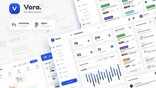 Vora Saas Admin Dashboard UI Design
