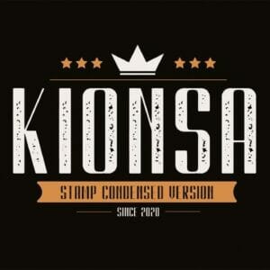Kionsa Stamp - Vintage Display Font
