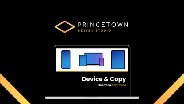 Device & Copy Visuals Template for PowerPoint & Google Slides