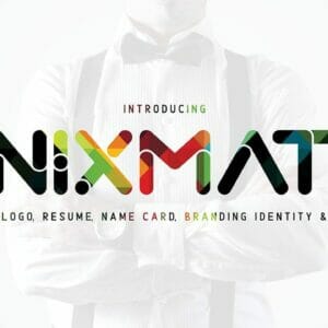 Nixmat | A Brand Identity Font
