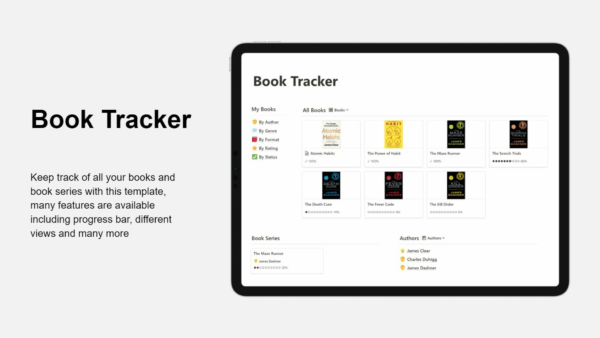 Book Tracker Notion Template