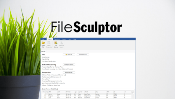 FileSculptor: Convert Between CSV, XML, XLS