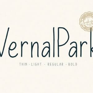 Vernal Park Font Family