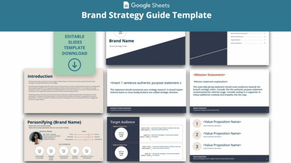 Brand Strategy Guide - GoogleSlidesTemplate