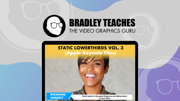Static lower thirds Vol. 3
