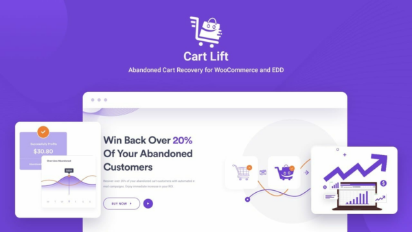 Cart Lift – Abandoned Cart Recovery for WooCommerce and EDD