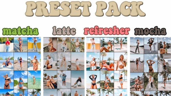THE COFFEE PRESET PACK: 4 Lightroom mobile presets